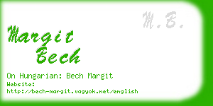 margit bech business card